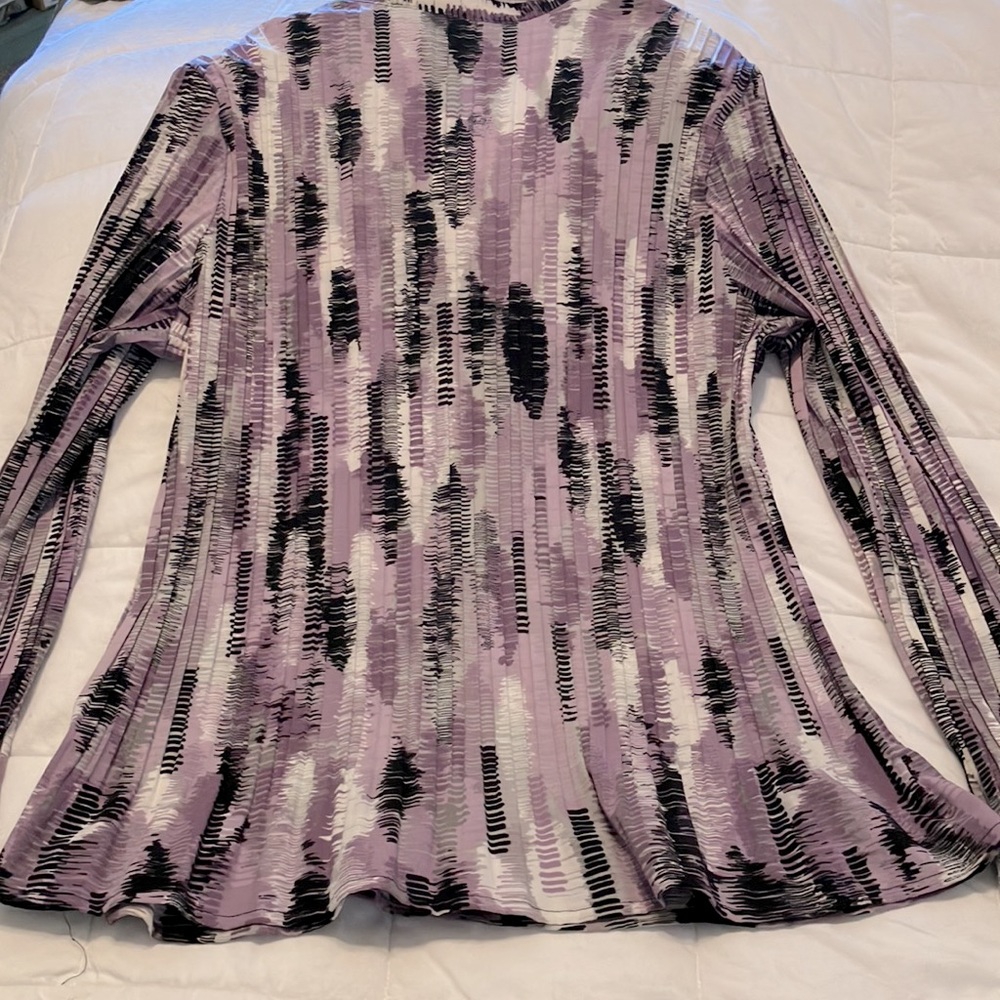Business casual purple button up shirt